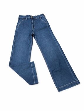 J.Crew High Rise Trouser Jeans Women Size 27 CN031 Wide Leg